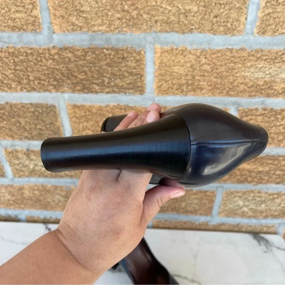 Gucci gray/black heels size 10B - Picture 3 of 10